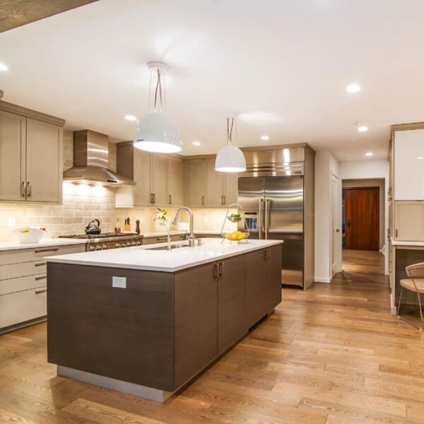 luxury kitchen with custom cabinets